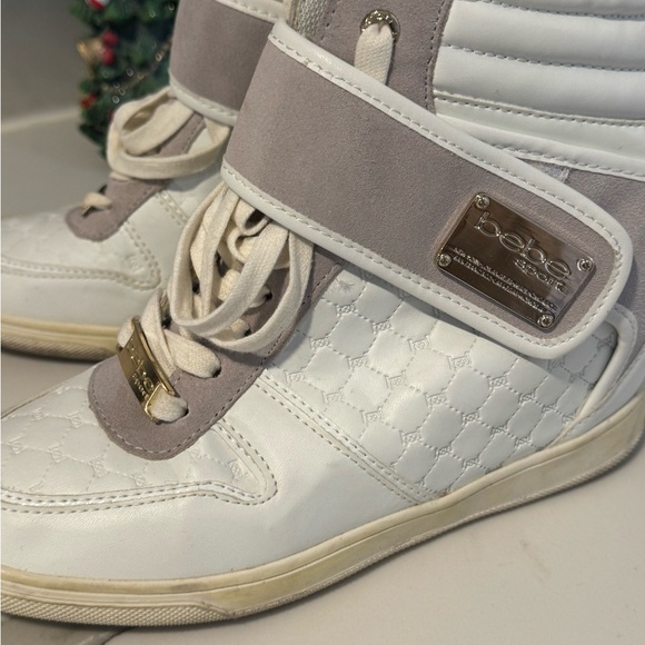 Y2K Bebe Sport Colby Wedged Sneakers - Picture 5 of 7